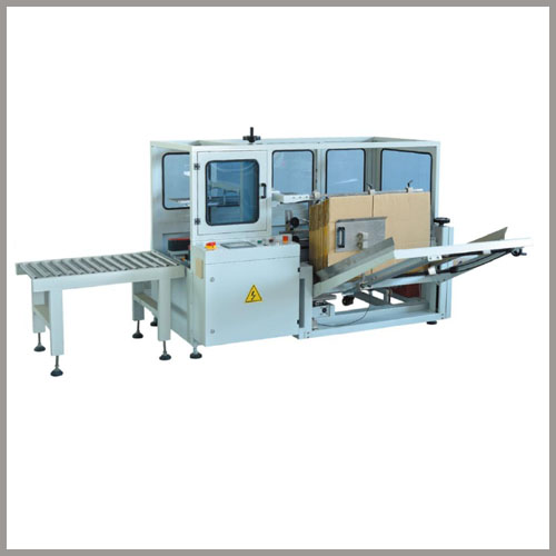 Vertical Automatic Case Unpacking & Bottom Sealing Machine